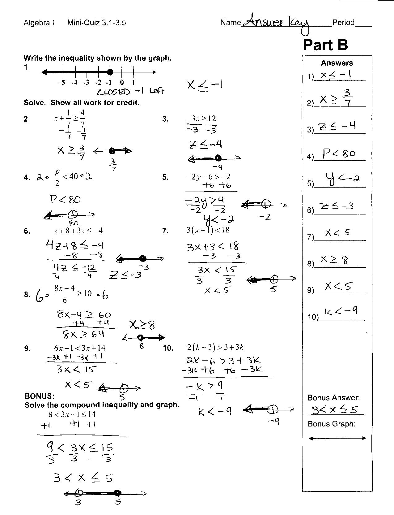 iwrite math 11 answer key